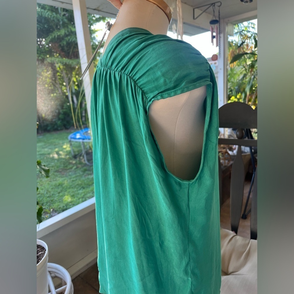 a.n.a Small Teal Blouse - Picture 3 of 10